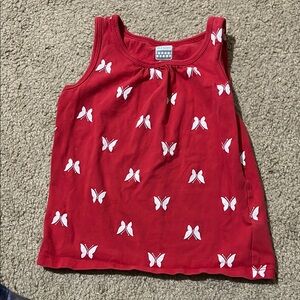 🔥3 for $10 Red Butterfly Tank Top for Kids